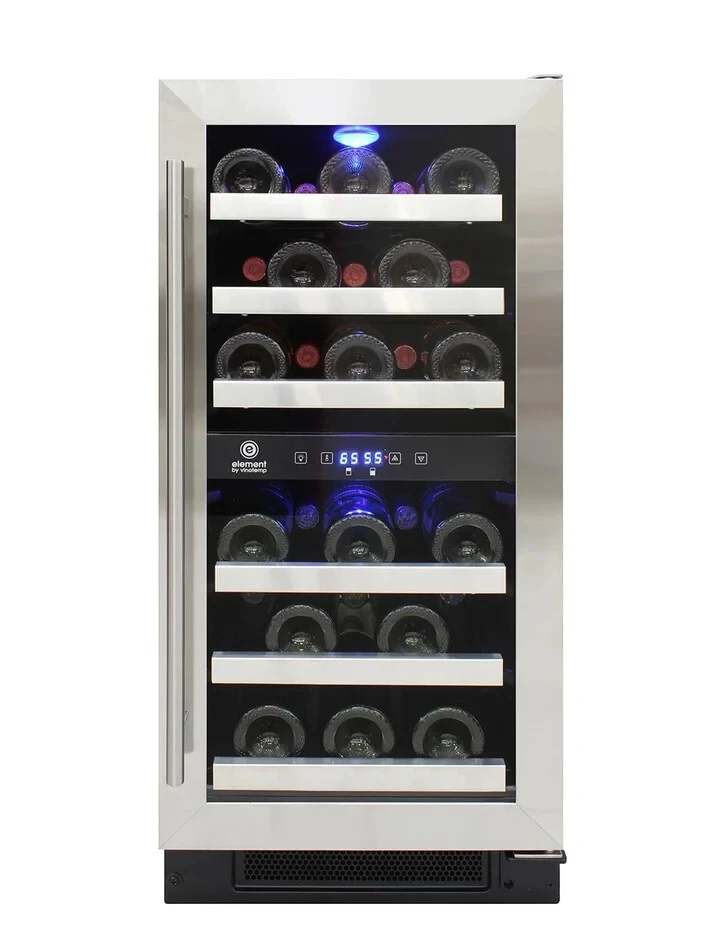 Vinotemp 28 Bottle Wine Cooler Chiller Frig Stainl